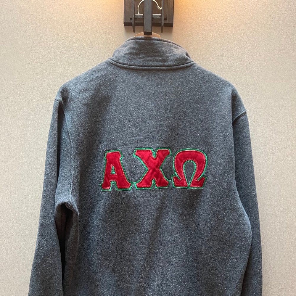 Alpha Chi Omega (AXO) Embroidered Vintage Quarter Zip